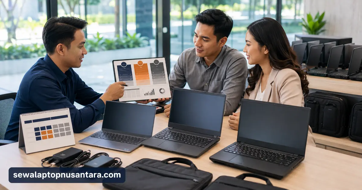 Konsultasi pilihan paket dan harga sewa laptop di Semarang